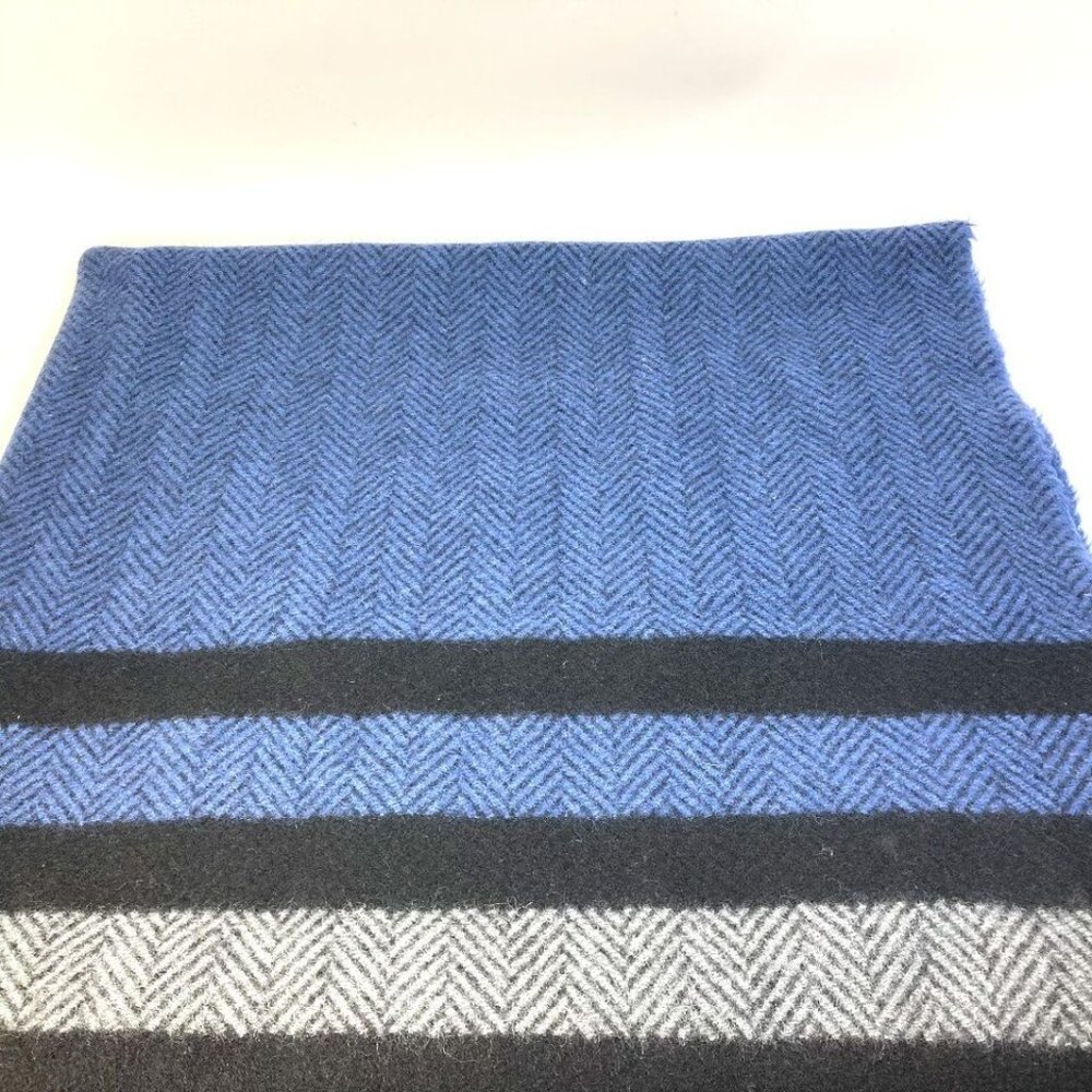 HERMES mat border interior throw blanket
